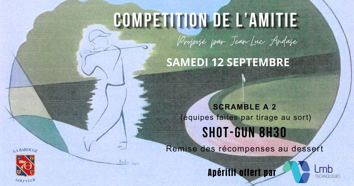 Affiche compet de l'amitie